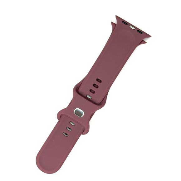 Unbranded Apple‎ iWatch 9/8/7 SE Engraved Rose Floral 34mm Silicone Watch Band - Picture 4 of 8